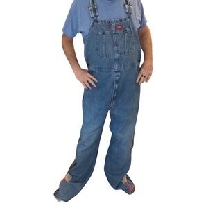 Dickies Denim Overalls Steal Your Face Patch Grateful Dead Festival